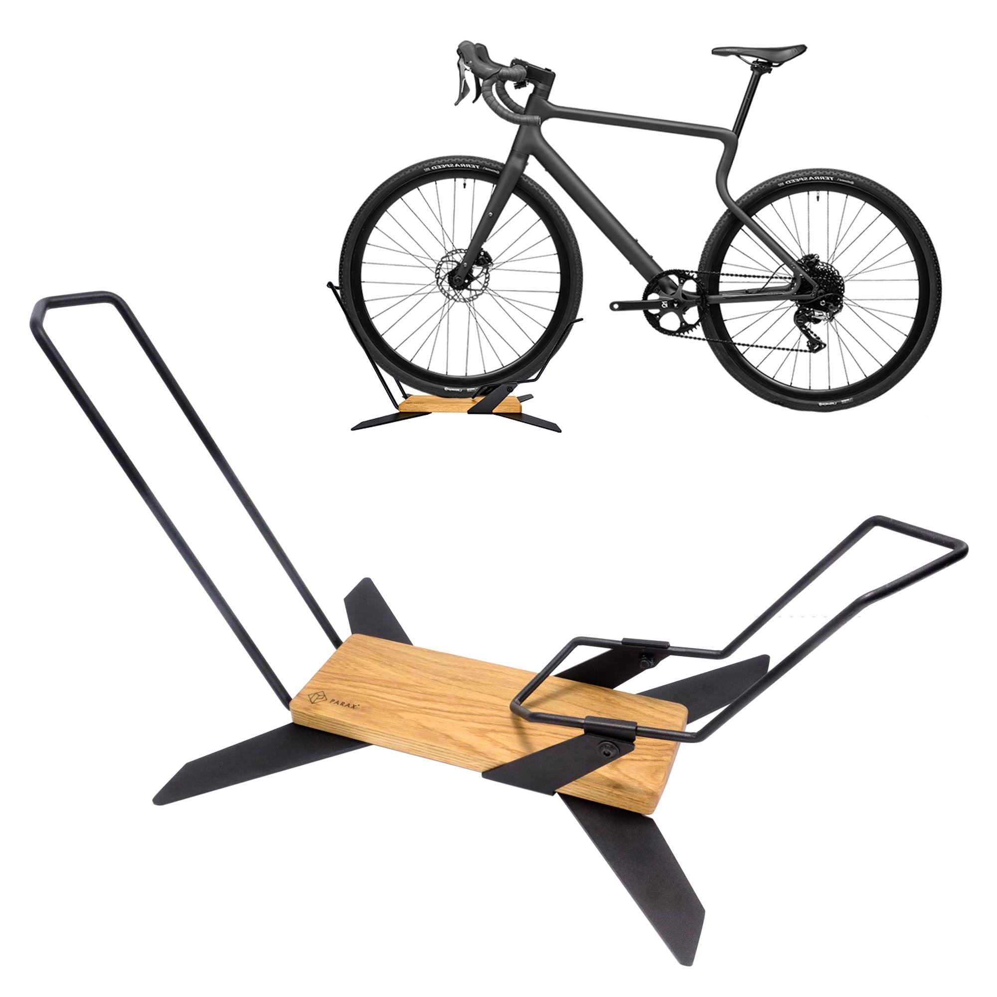WildFun Support Murale Vélo 2x - Charge 66kg, Réglable 360° | Range Vélo Garage Mur